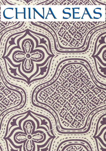 Hmong Batik Purple on Tint Sample Fabric 