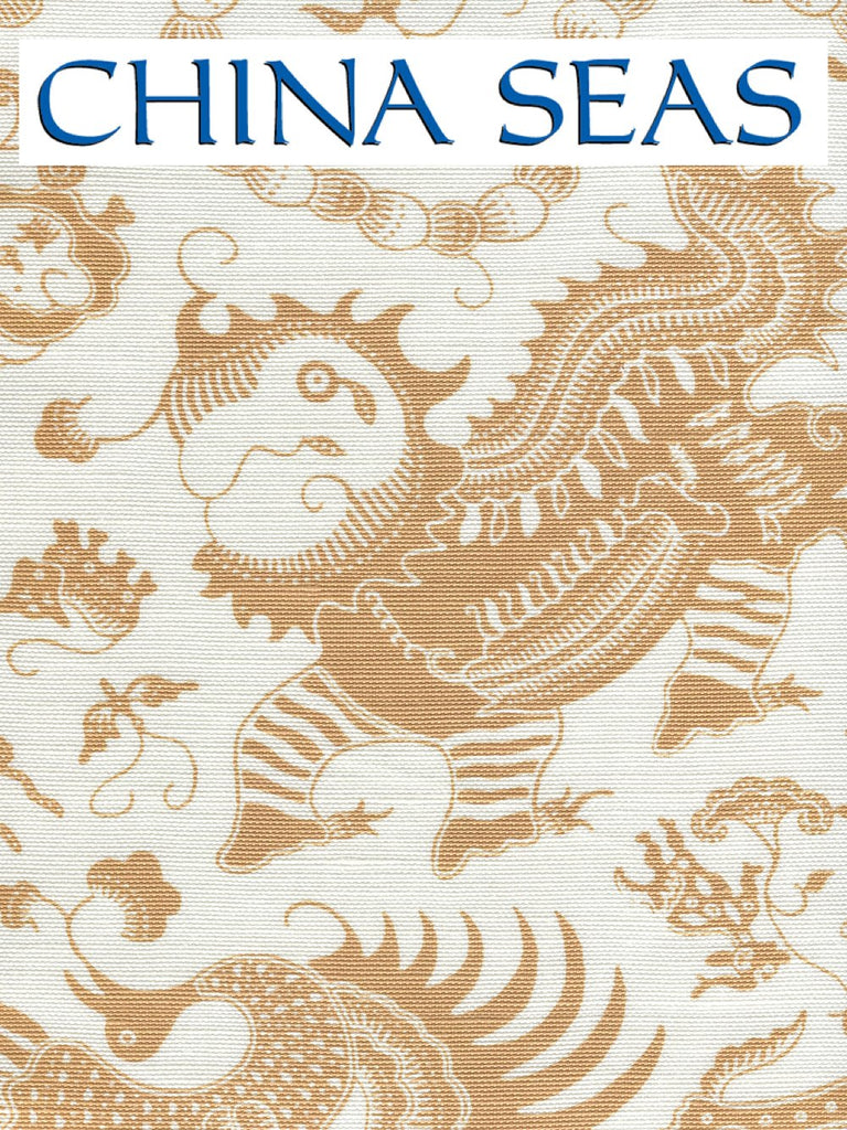 Indramayu New Camel on White Sample Fabric 