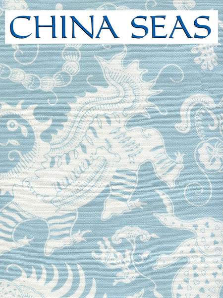 Indramayu Turquoise on White Sample Fabric 