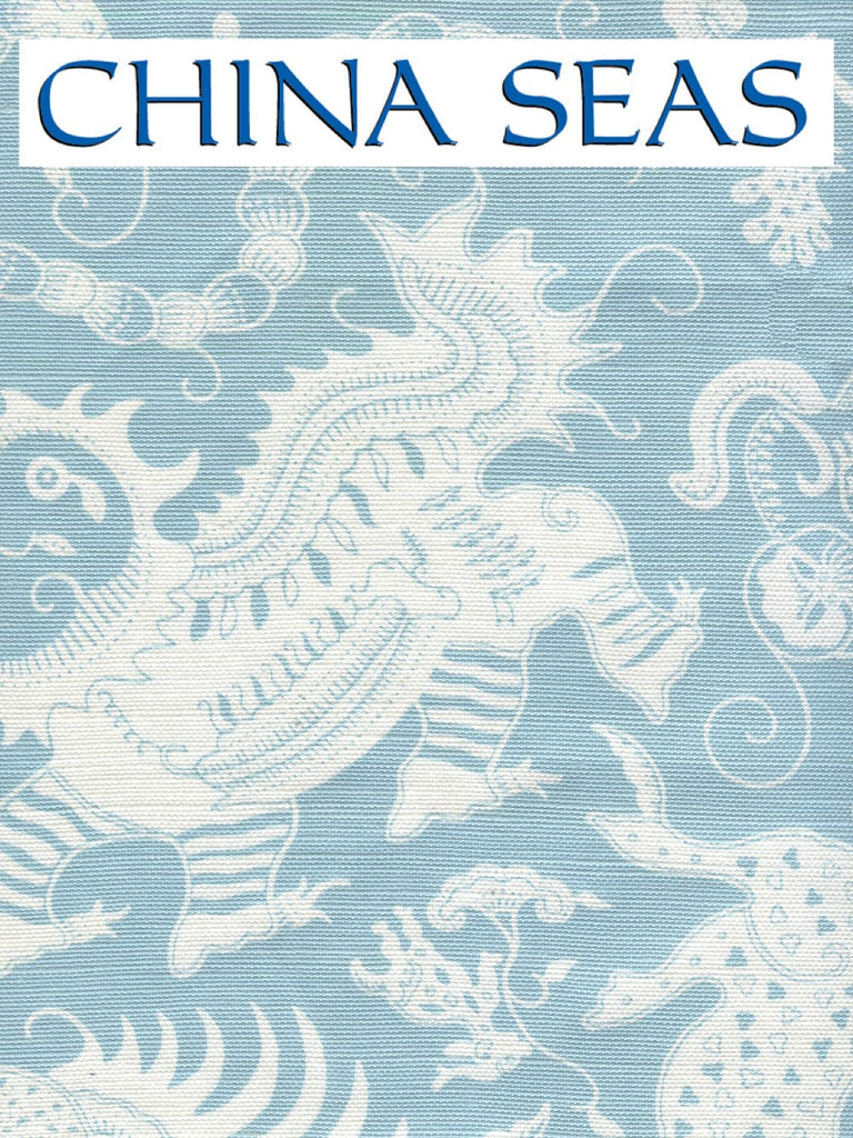 Indramayu Turquoise on White Sample Fabric 