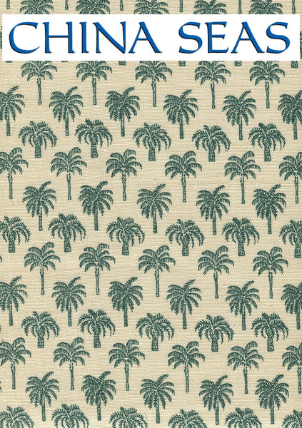 Island Palm Green Sample Fabric 
