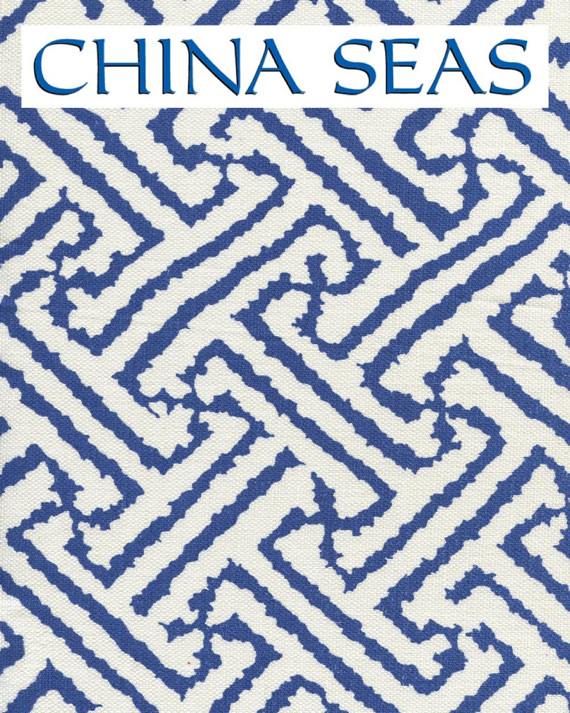 Java Grande Navy on White Sample Wallpaper 