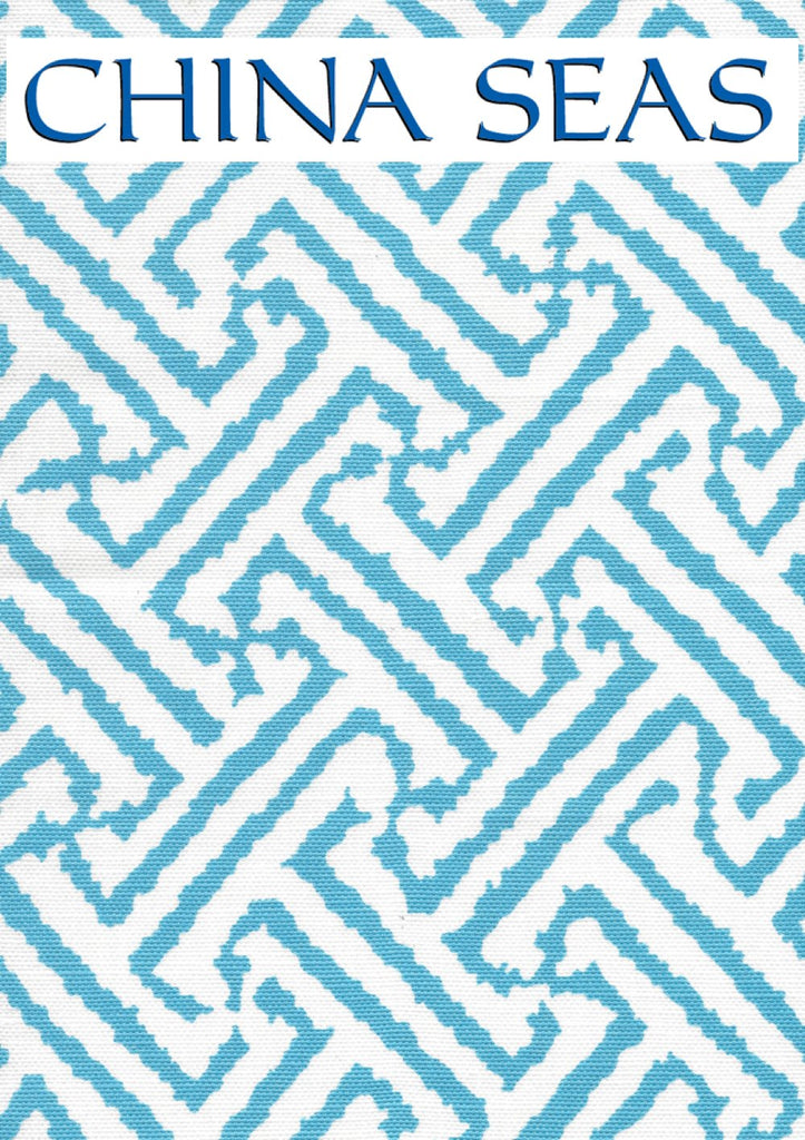 Java Grande New Blue on White Sample Wallpaper 