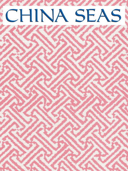 Java Java Pink on White Sample Fabric 