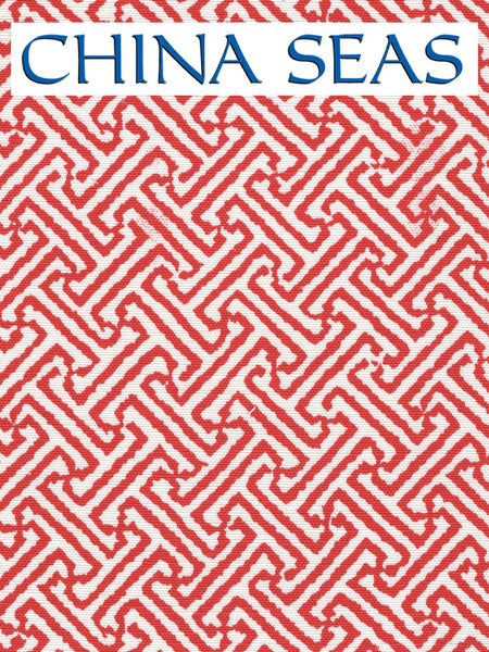 Java Java Red on White Sample Fabric 