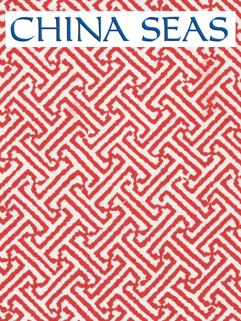 Java Java Red on White Sample Fabric 