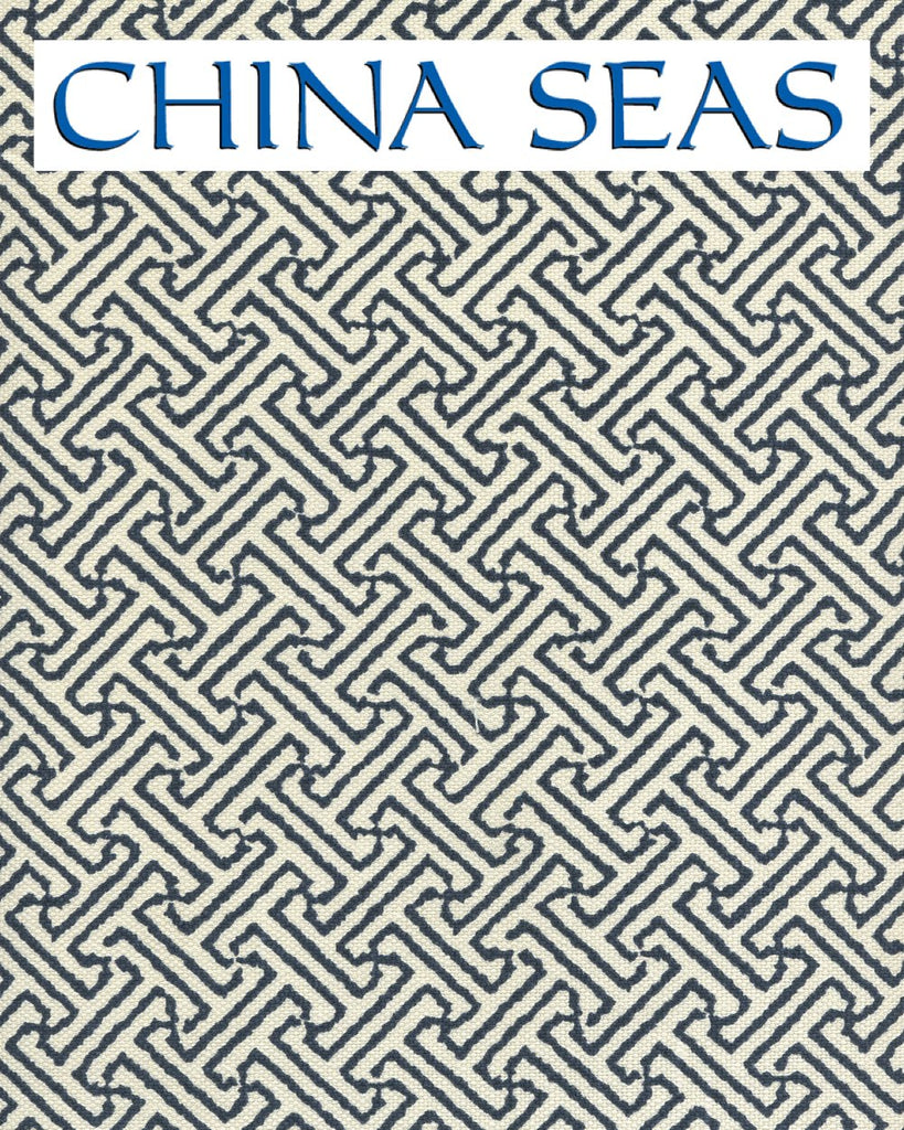 Java Petite Navy on Tint Sample Fabric 