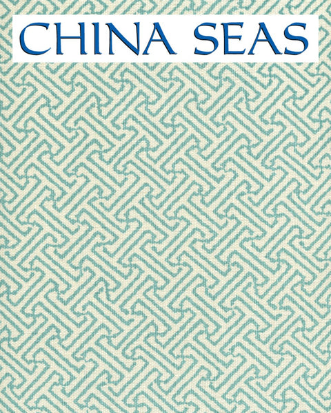 Java Petite Turquoise on Tint Sample Fabric 