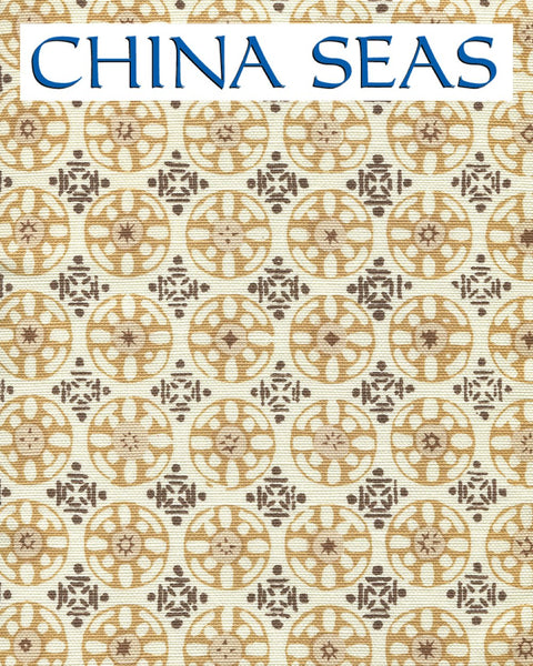 Kediri Batik Brown Tobacco Camel Taupe Sample Fabric 