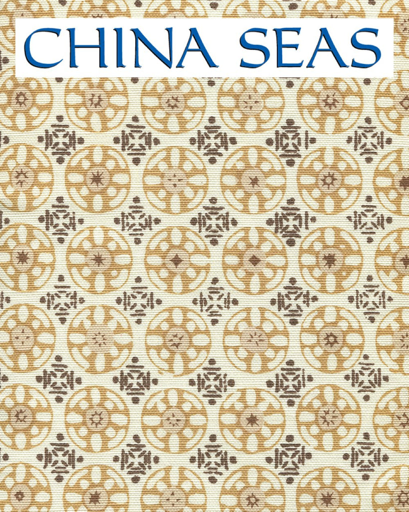 Kediri Batik Brown Tobacco Camel Taupe Sample Fabric 