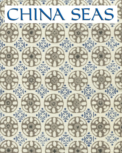 Kediri Batik Navy Charcoal Grey Light Grey Sample Fabric 