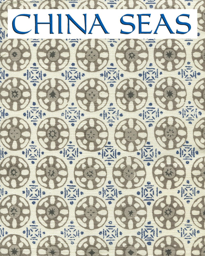 Kediri Batik Navy Charcoal Grey Light Grey Sample Fabric 