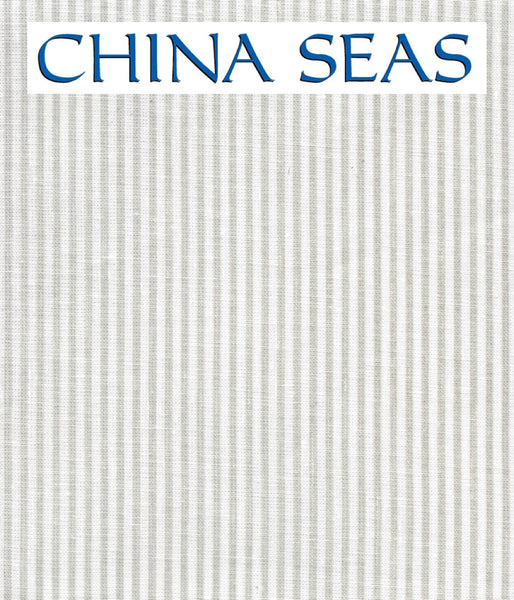 Lila Stripe Soft Gray on White Linen Sample Wallpaper 