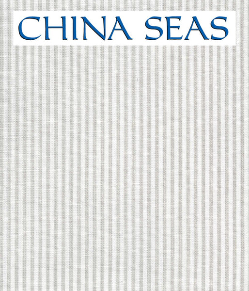 Lulu Stripe Soft Gray on White Linen Sample Wallpaper 