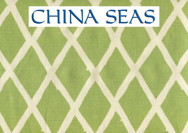 Lyford Diamond Blotch Jungle Green on Tint Sample Fabric 