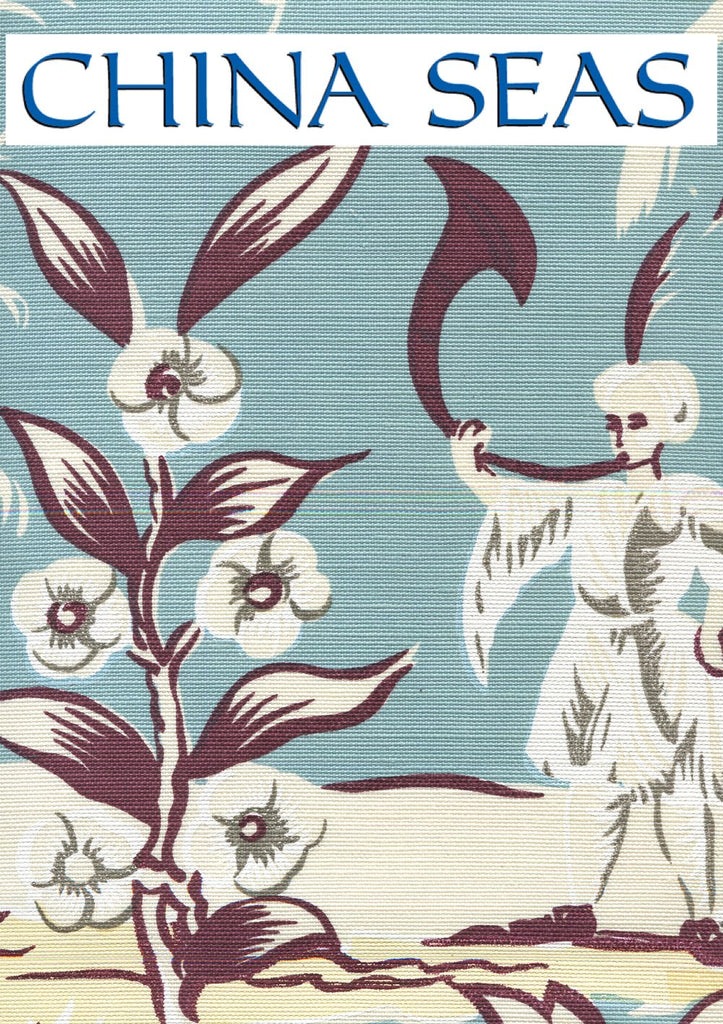 Lyford Print Lyford Blue on tint Sample Fabric 