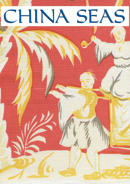 Lyford Print Watermelon on tint Sample Fabric 