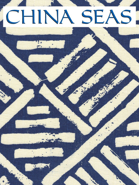 Macoco Reverse Navy on Tint Sample Fabric 