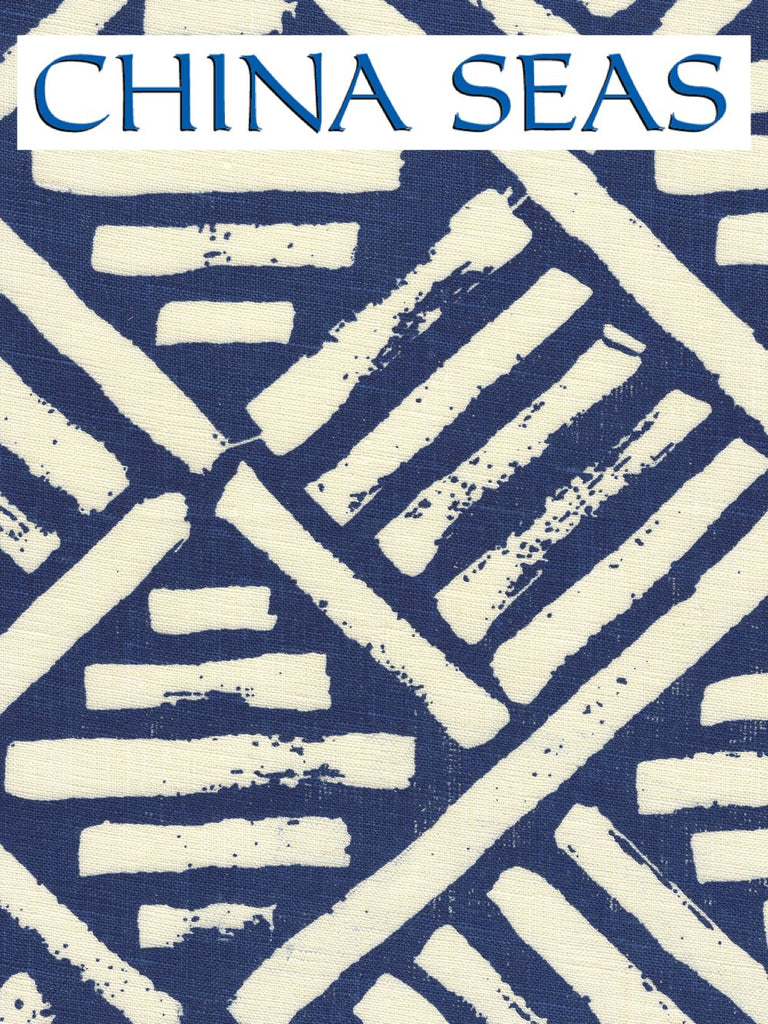 Macoco Reverse Navy on Tint Sample Fabric 