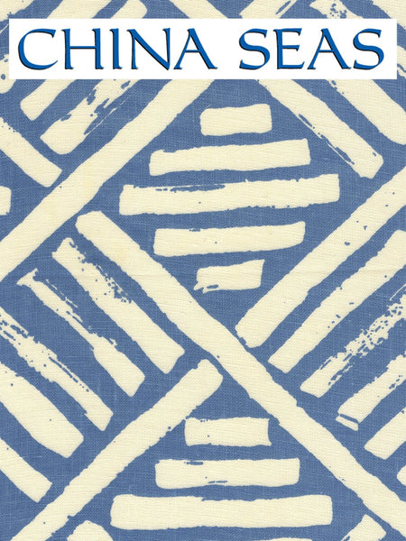 Macoco Reverse Periwinkle on Tint Sample Fabric 