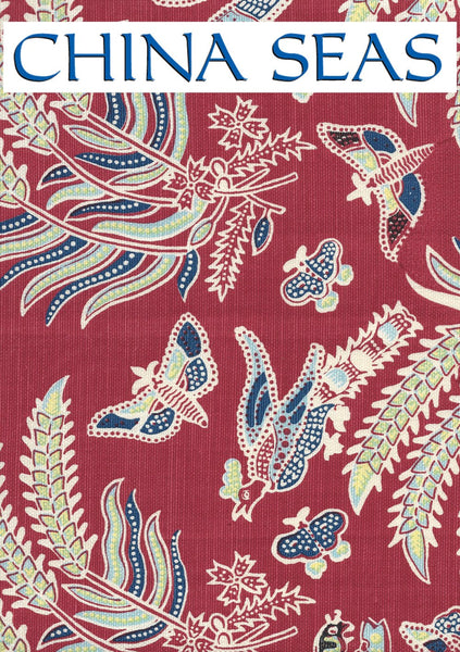 Malay Batik Watermelon Blue Sample Fabric 