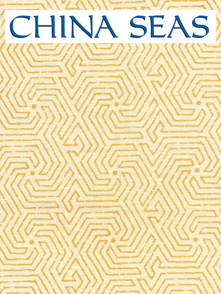 Maze Gold on Tint Sample Fabric 