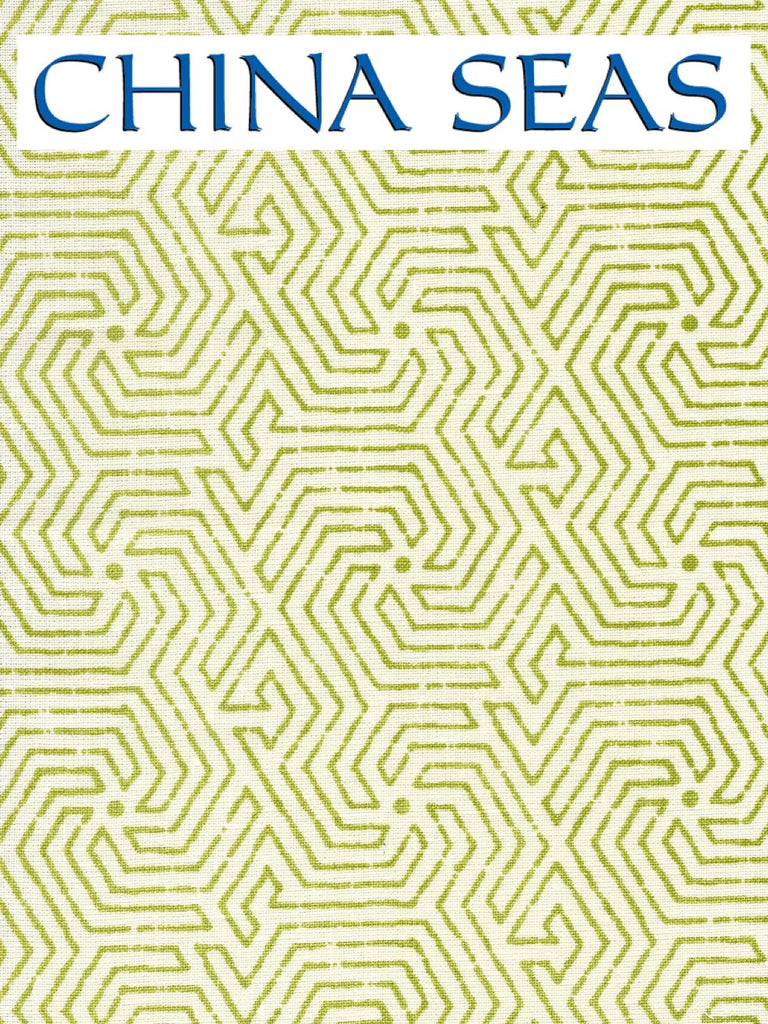 Maze Green on Tint Sample Fabric 