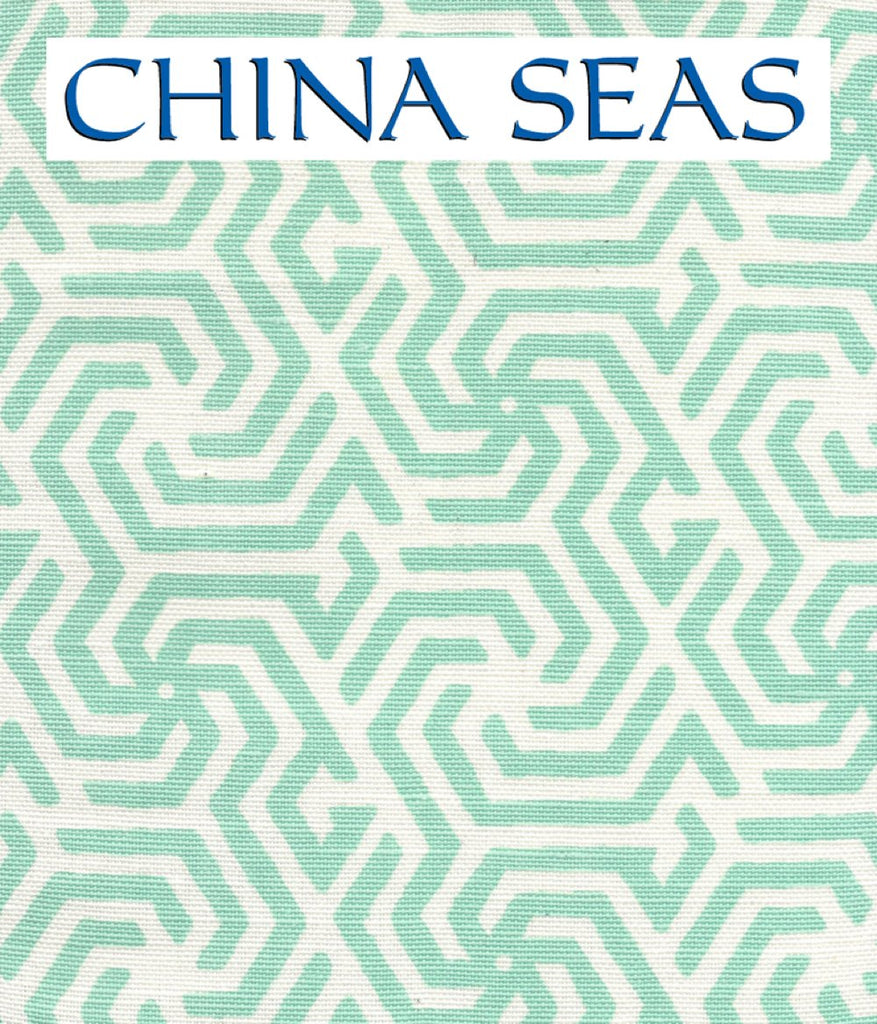 Maze Reverse One Color Spring Green on Tint Sample Fabric 