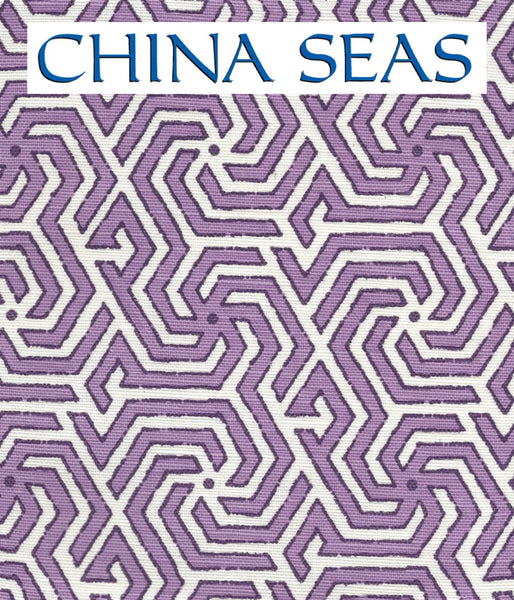 Maze Reverse Two Colors Light Orange New Shrimp on Tint Sample Fabric 