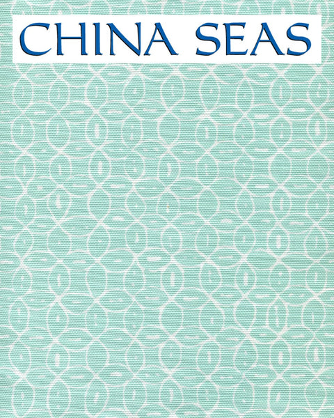 Melong Batik Reverse Light Turquoise on White Sample Fabric 