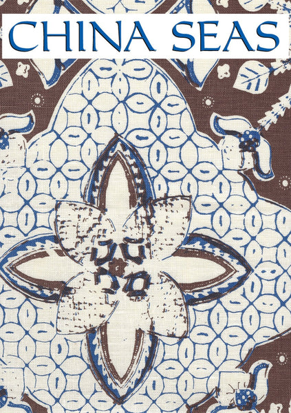 New Batik Salmon New Brown on Tint Sample Fabric 