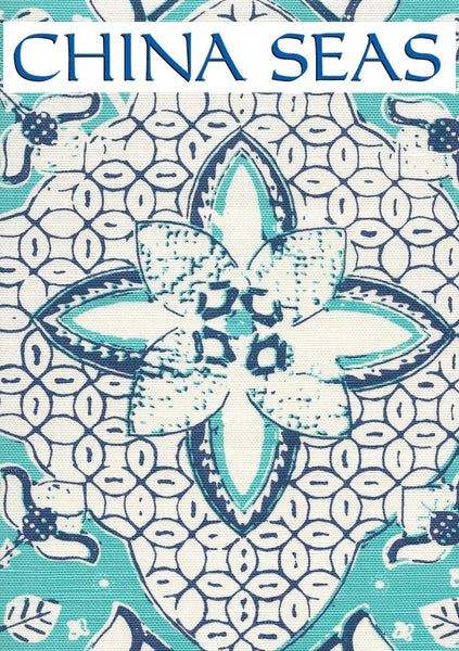 New Batik New New Navy Orange Sample Fabric 