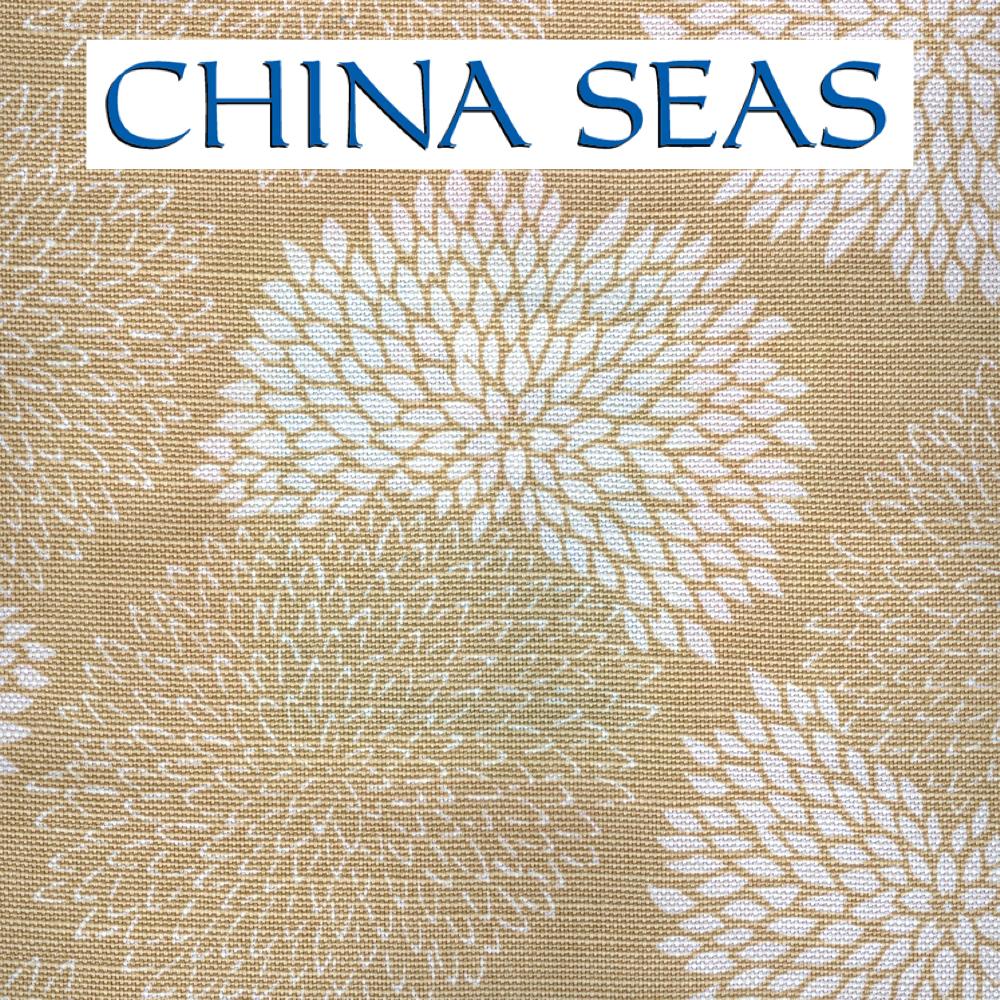 New Chrysanthemum Reverse Magenta on White Sample Fabric 