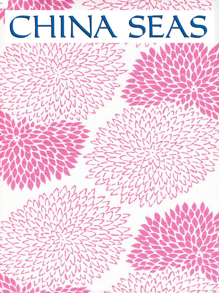 New Chrysanthenum Magenta on White Sample Fabric 