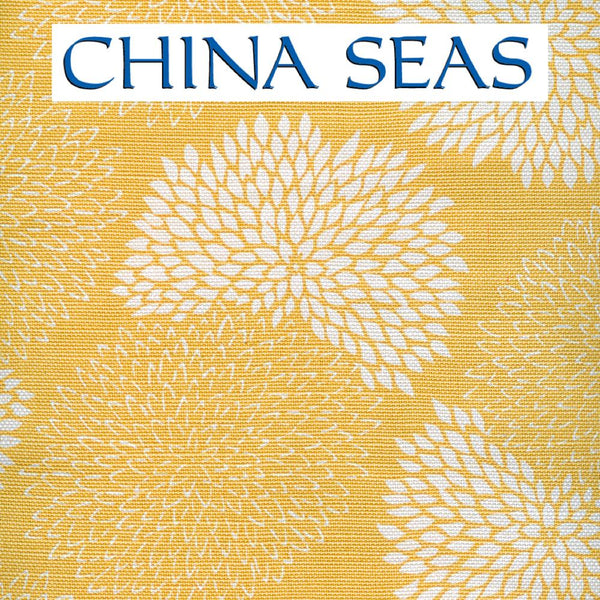 New Chysanthemum Reverse Yellow Sample Fabric 