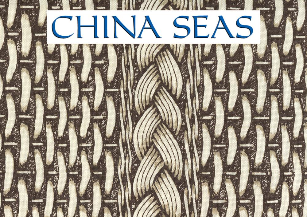 New Shadows New Jungle Green on White Sample Fabric 