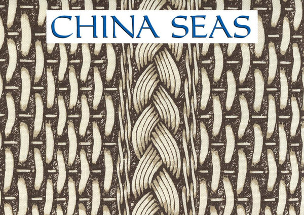 New Shadows New Jungle Green on White Sample Fabric 