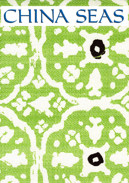 Nitik Grande Jungle Green Brown on Tint Sample Fabric 