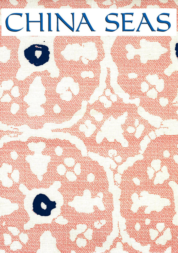 Nitik Grande Pink Navy on Tint Sample Fabric 