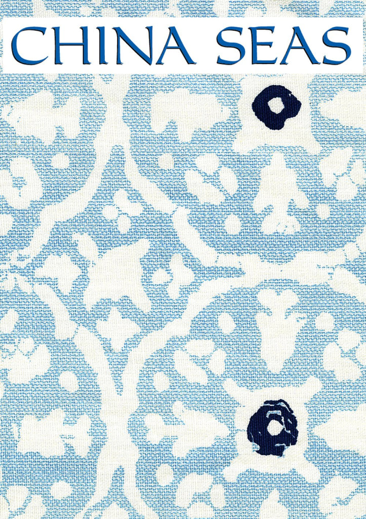 Nitik Grande Sky Navy on Tint Sample Fabric 