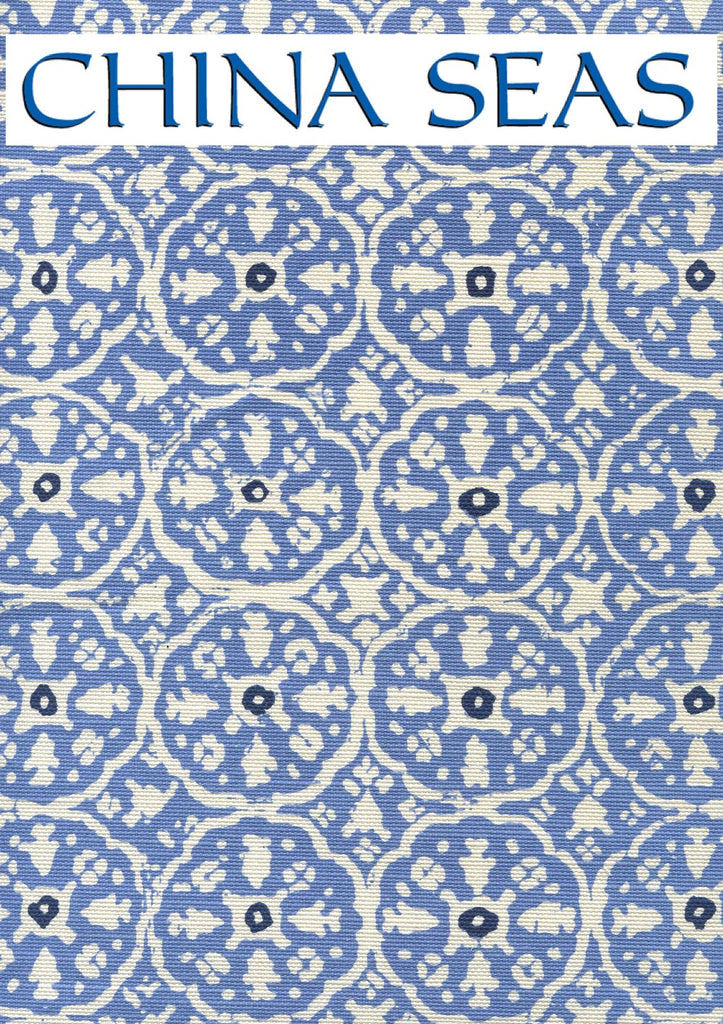 Nitik II Pacific Blue Navy on White Sample Fabric 