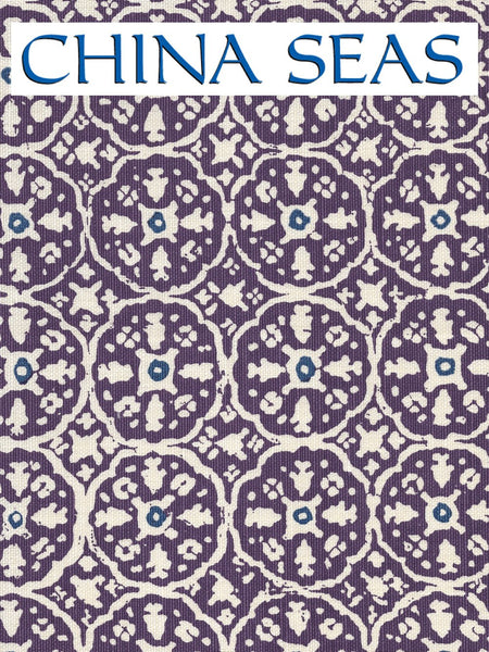 Nitik II Purple Navy on Tint Sample Fabric 