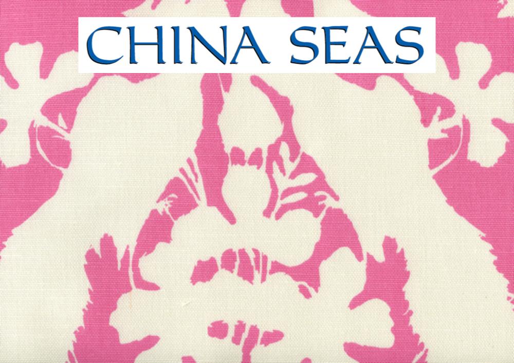 Peacock Blotch Pink on Tint Sample Fabric 