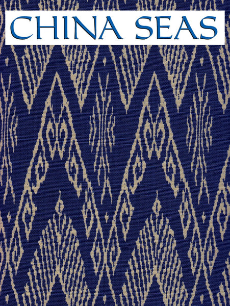 Raffles Reverse New Navy on Tint Sample Fabric 