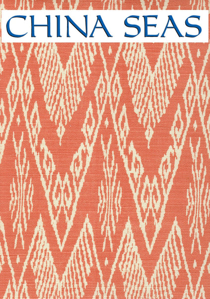 Raffles Reverse New Shrimp on Tint Sample Fabric 