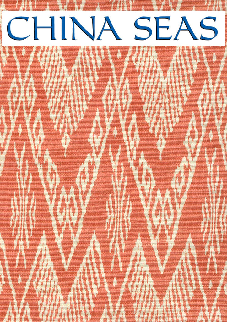 Raffles Reverse New Shrimp on Tint Sample Fabric 