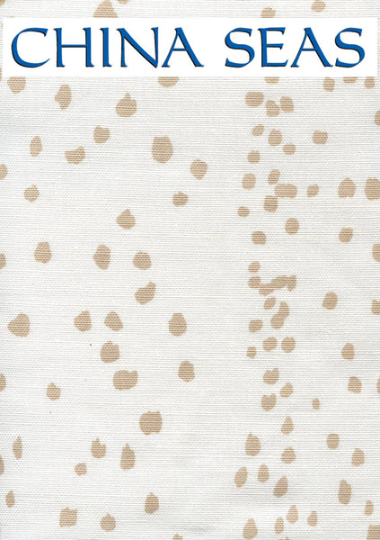 Rio Beige on white Sample Fabric 