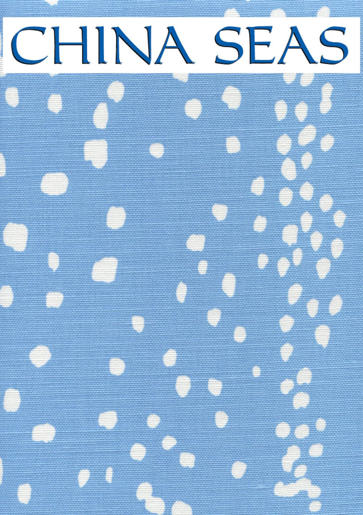 Rio Reverse New Blue on White Sample Fabric 