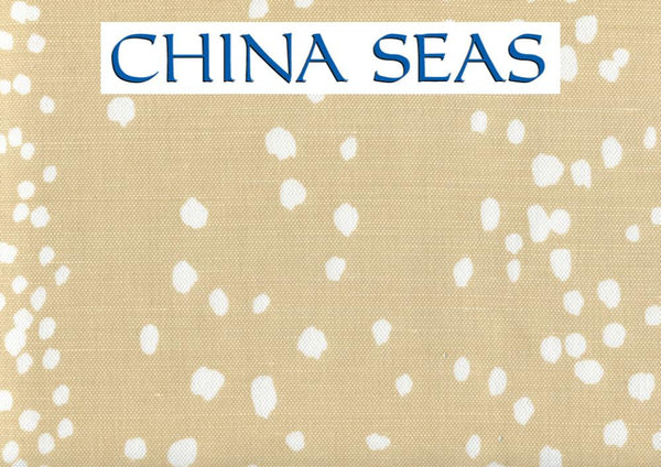 Rio Reverse Vanilla on White Sample Fabric 