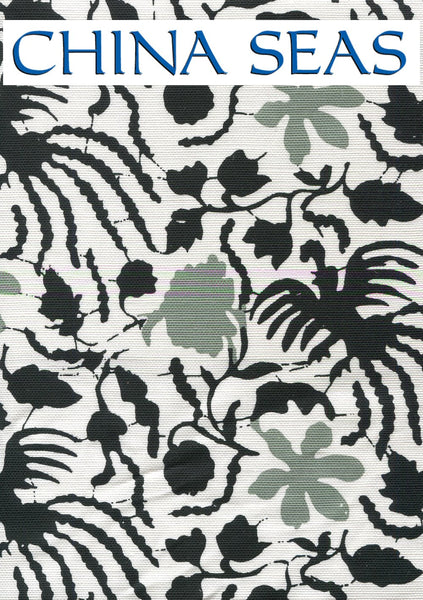 Seya Charcoal Grey White Sample Fabric 